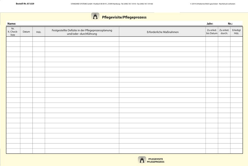 87.029 Pflegevisite