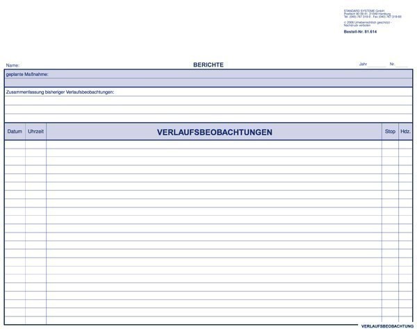 81.614 Verlaufsbeobachtung