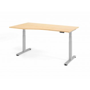 Hammerbacher Sitz-Steh-Tisch elektrisch höhenverstellbar 180x100 cm