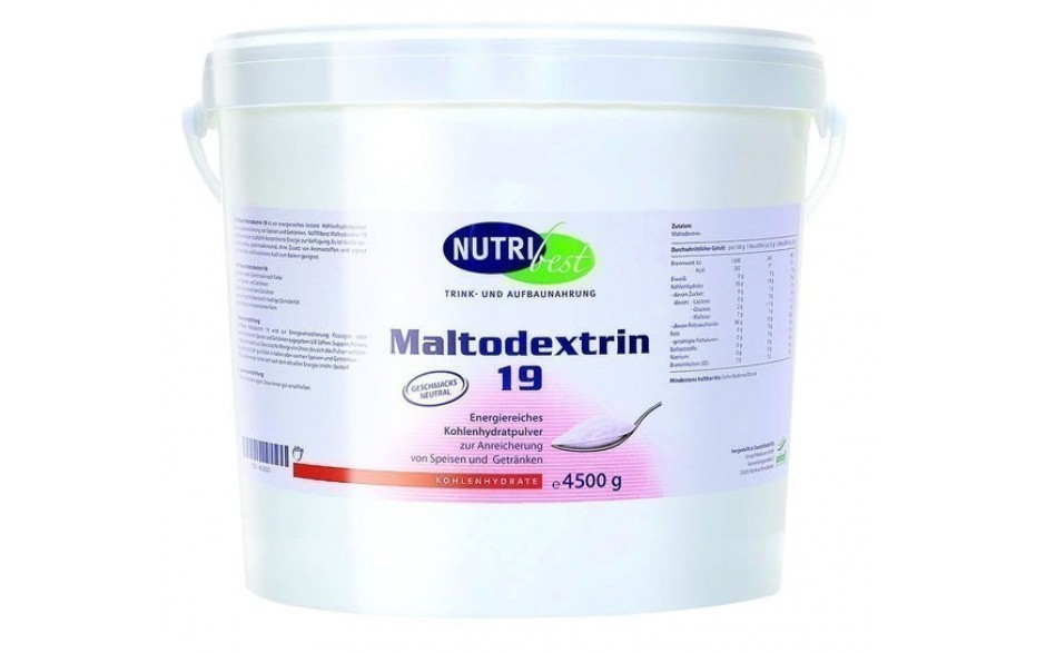 NUTRIbest Maltodextrin 19 Aufbaunahrung - 4.500g