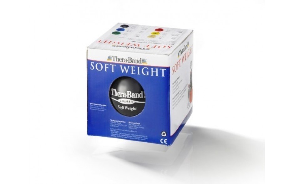 Thera-Band Soft Weight Gewichtsball, 3,0 kg/schwarz - verpackt