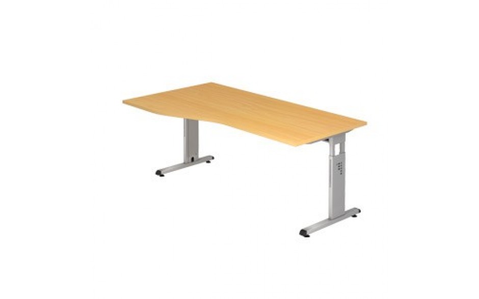 Schreibtisch O-Serie 180x100 li/re montierbar