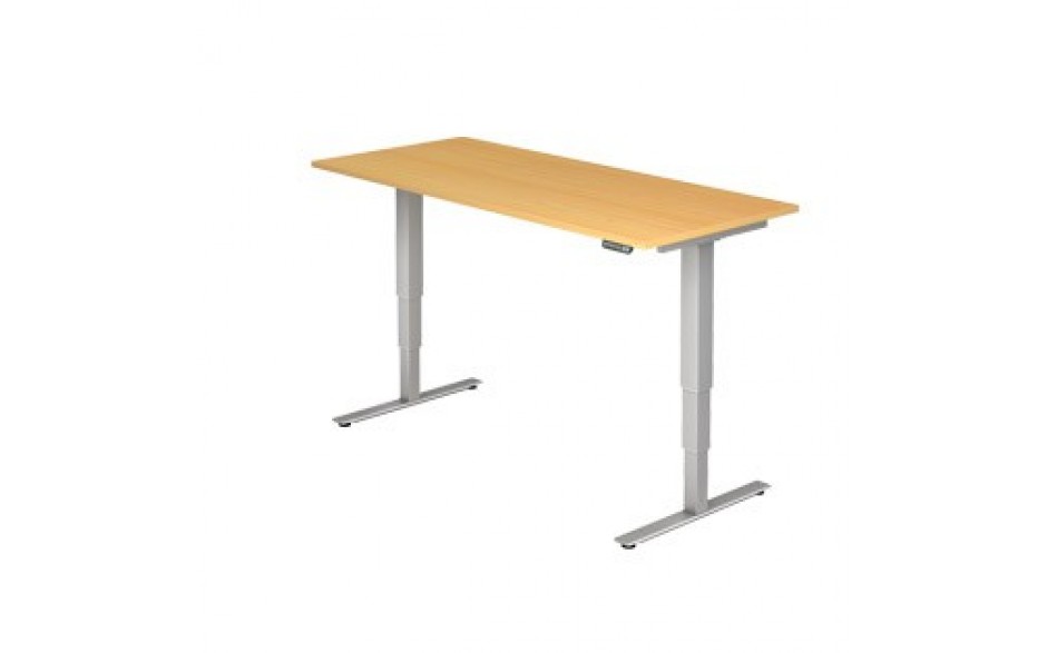 Hammerbacher Sitz-Steh-Tisch elektrisch höhenverstellbar 180x80 cm