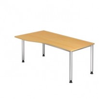 Schreibtisch H-Serie 180x100 li/re montierbar