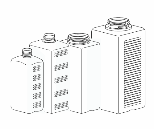Leerbehälter, 1.000 ml