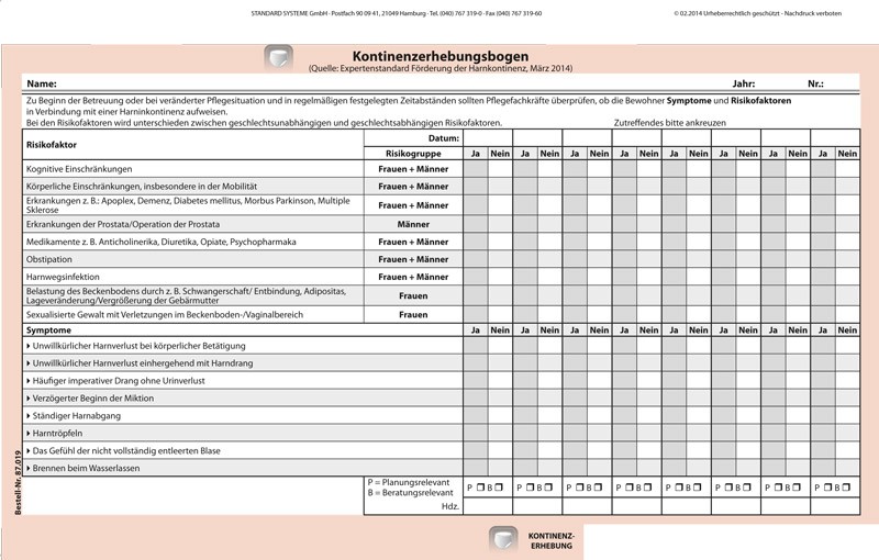 87.019 Kontinenz